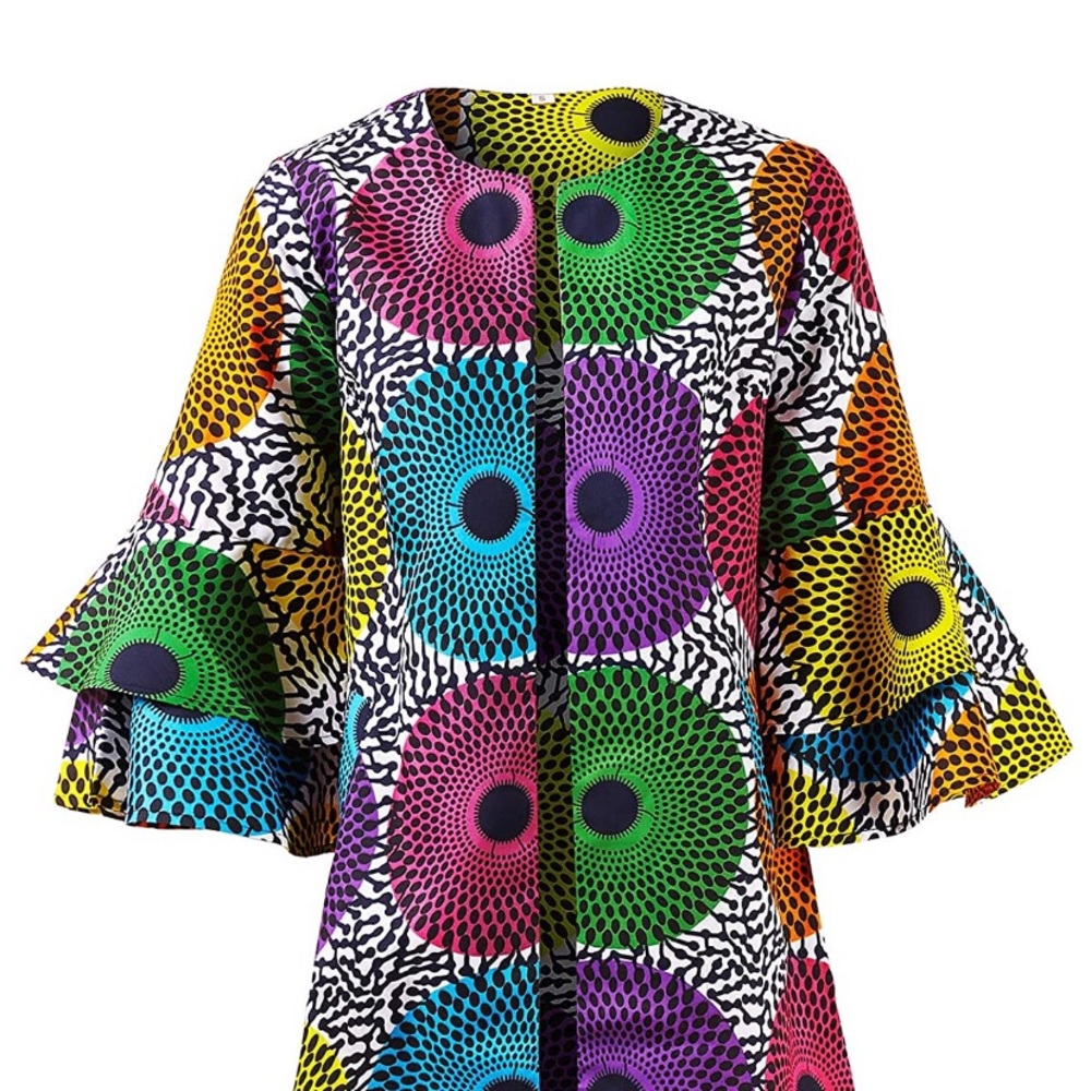 Women African Print Jacket